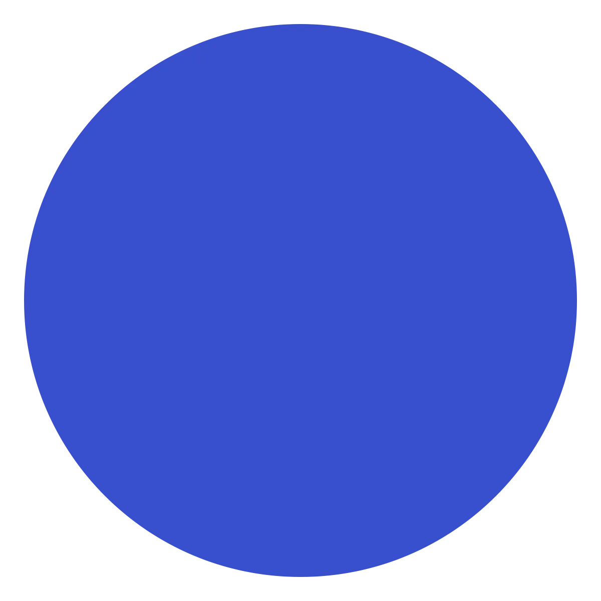 blue circle