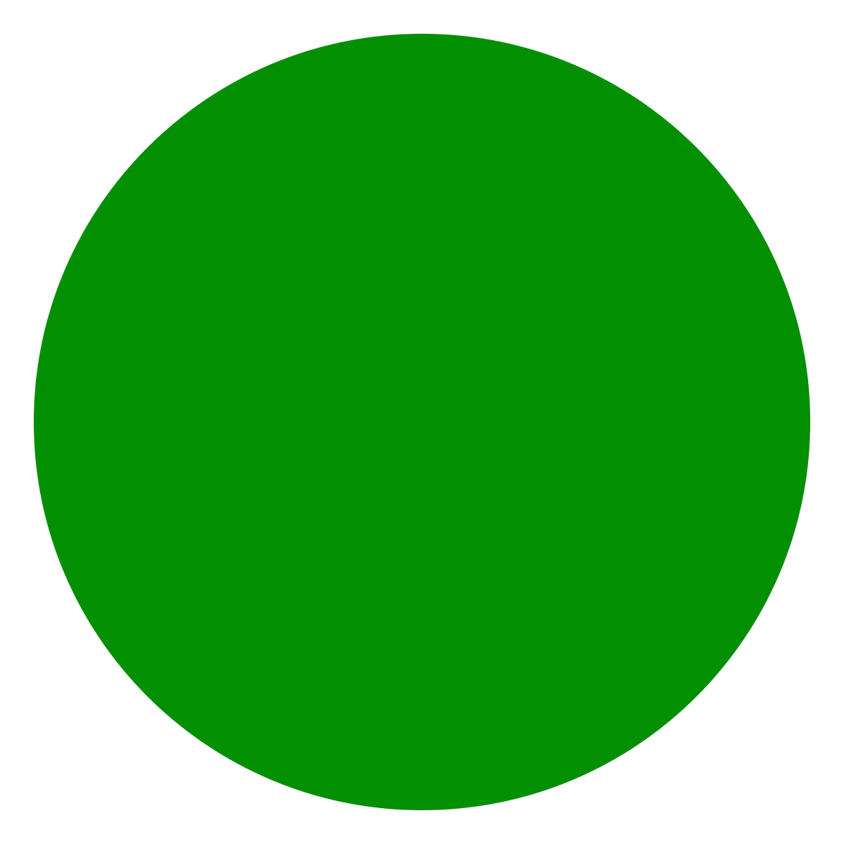 green circle