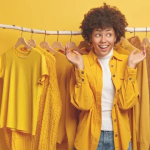 yellow clothes